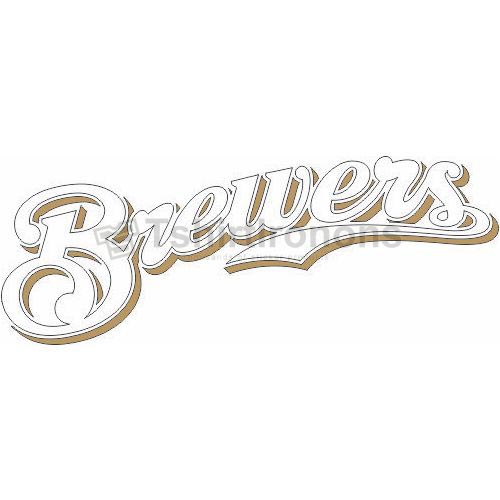 Milwaukee Brewers T-shirts Iron On Transfers N1707 - Click Image to Close